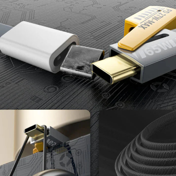 NESTO đCĂąble 4-en-1 Ultra Rapide â Lightning, Micro USB et Type-C