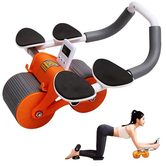 Roue abdominale 2 en 1 avec support de coudes