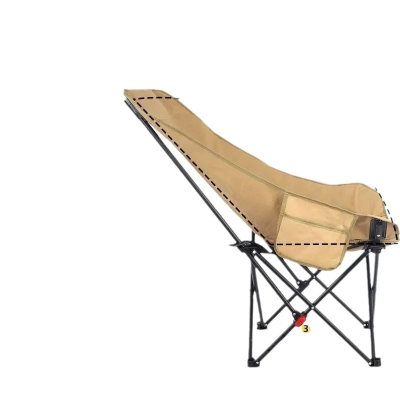 Chaise Moon Pliable – Légère, Compacte et Facile à Transporter