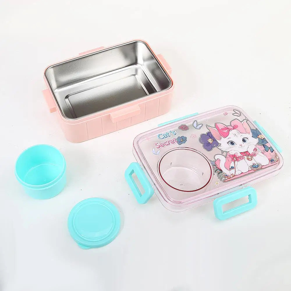 Boîte à lunch mignonne en acier inoxydable
