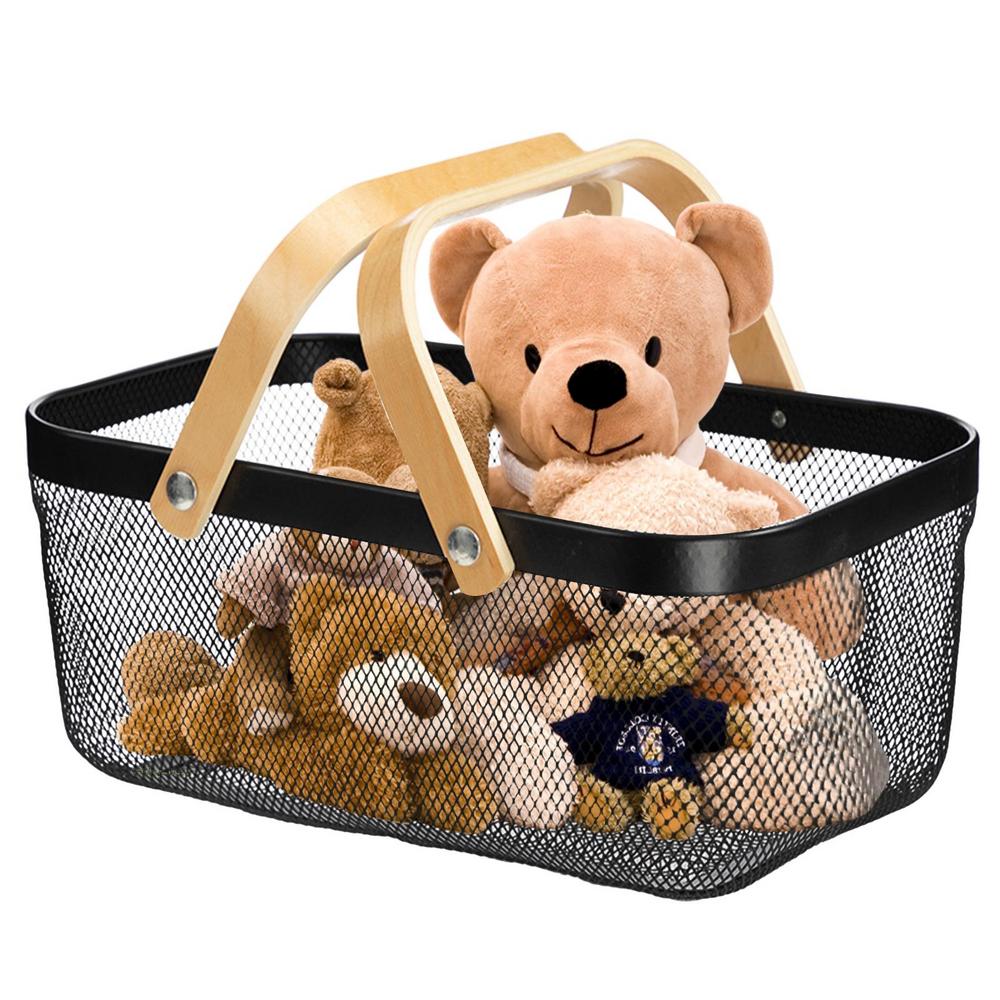 Panier en Fil d’Acier avec Poignées 🧺 Rangement Pratique