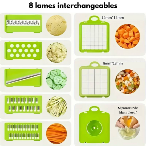 Coupe-légumes manuel : La solution rapide et pratique pour un découpage parfait !