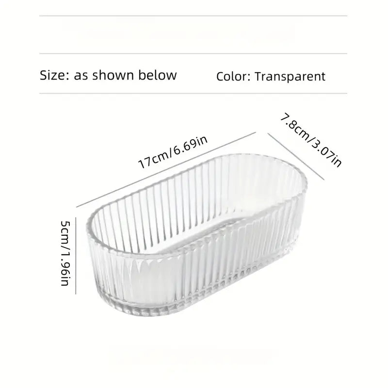 3 Organisateur transparent en verre – cuisine moderne