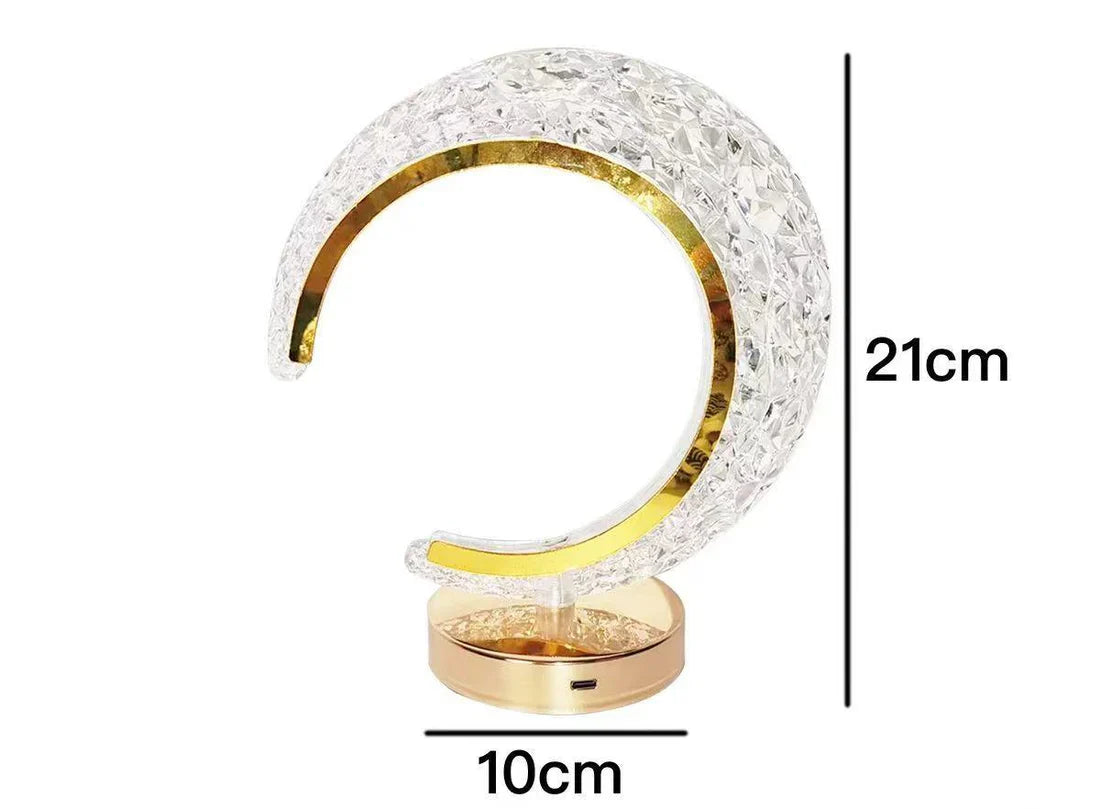 Lampe Lune en Cristal