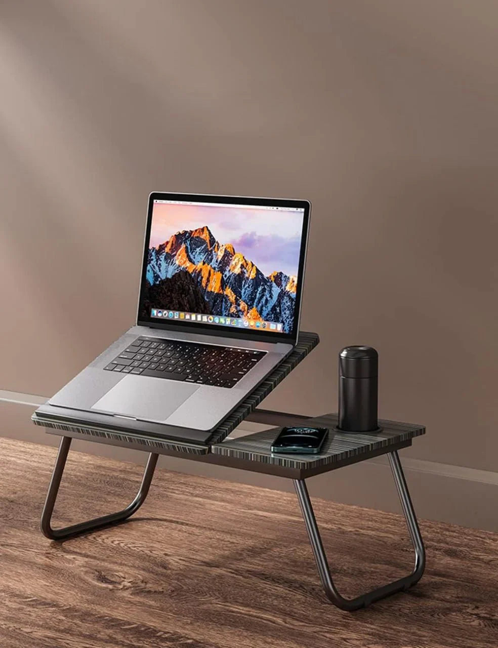 Bureau Portable pour Ordinateur - Table de Lit Ajustable et Multi-Usage