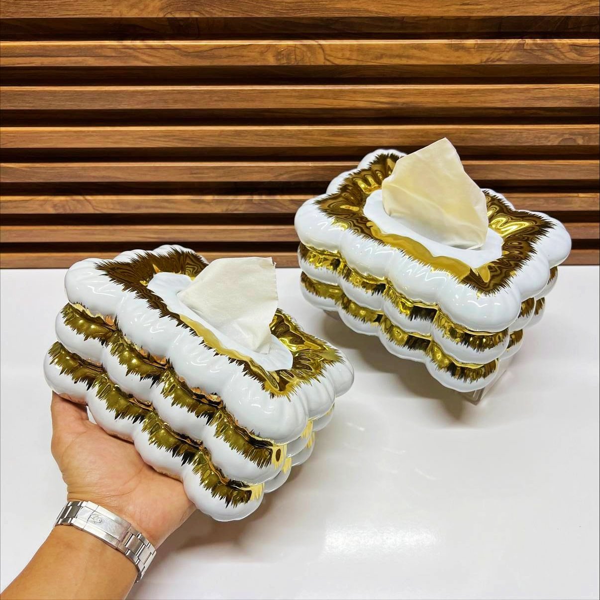 Boîte à Mouchoirs Moderne au Design Bubble – Chic et Contemporain