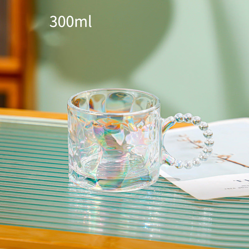 Tasse à café design moderne en verre transparent