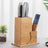 Bloc de Couteaux en Bambou Naturel