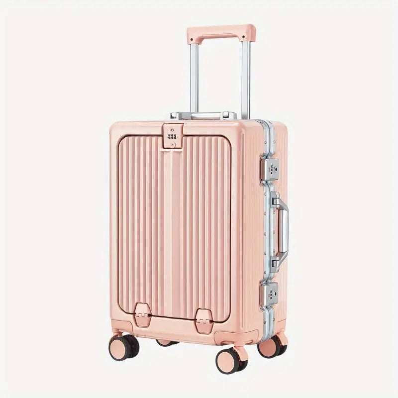Valise Rigide Intégrale en Aluminium – Élégance, Sécurité et Résistance