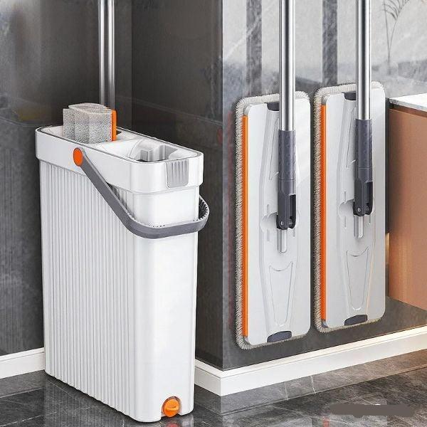 NESTO✨Ensemble de Vadrouille Mains Libres avec Seau à Essorage Automatique