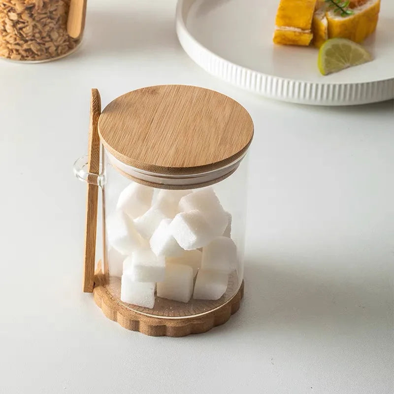 3 Pots Scellés avec Cuillère - 500 ml