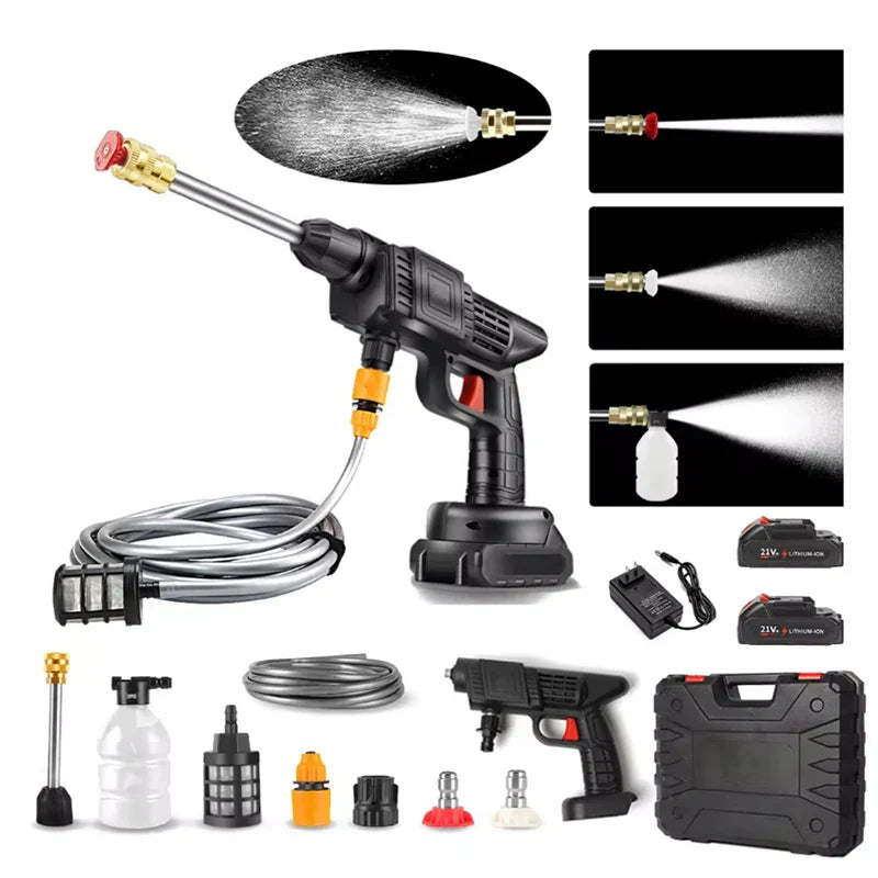 Pistolet à Eau Portable avec Double Batterie au Lithium 🌊🔋