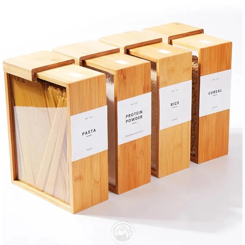 Distributeur de Nourriture en Bambou