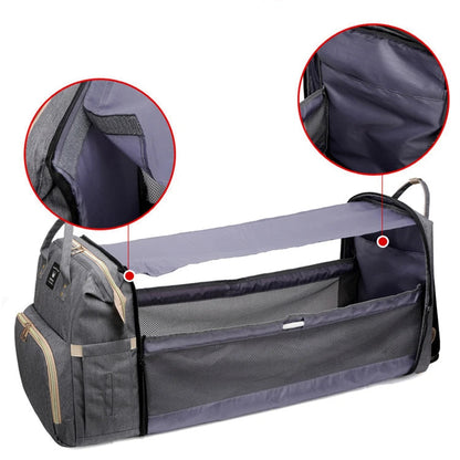 Sac à Dos à Langer Multifonction 3 en 1 avec Table à Langer Intégrée
