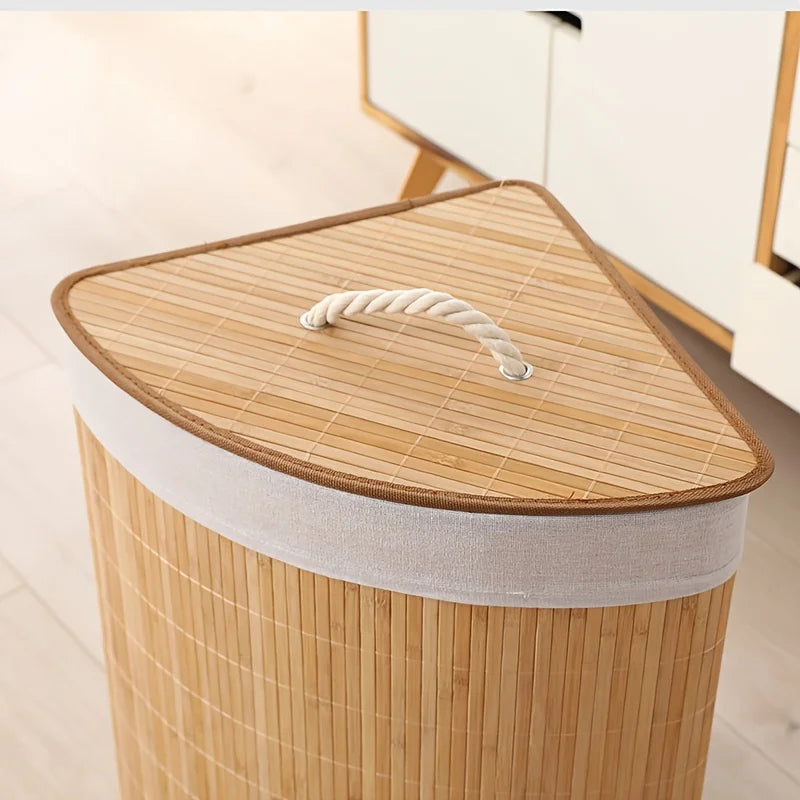 panier à linge avec couvercle

