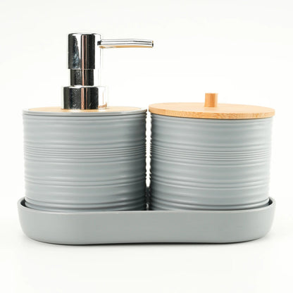 ModerneMall-Set Salle de Bain Bambou Luxe