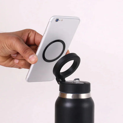 NESTO 💧 Bouteille Isotherme avec Support Téléphone – Acier Inoxydable