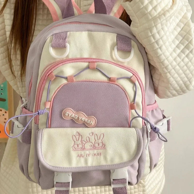 HAPPY DAYS CUTE BUNNY BACKPACK🏷️