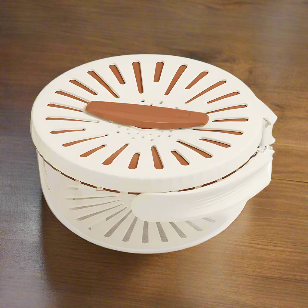 Égouttoir Multifonction avec Couvercle et Poignée Ergonomique