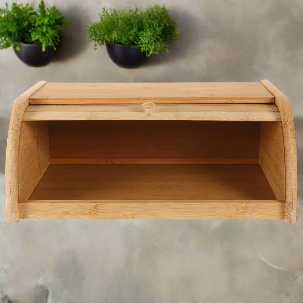 Boîte à Pain en Bois pour un Comptoir Organisé