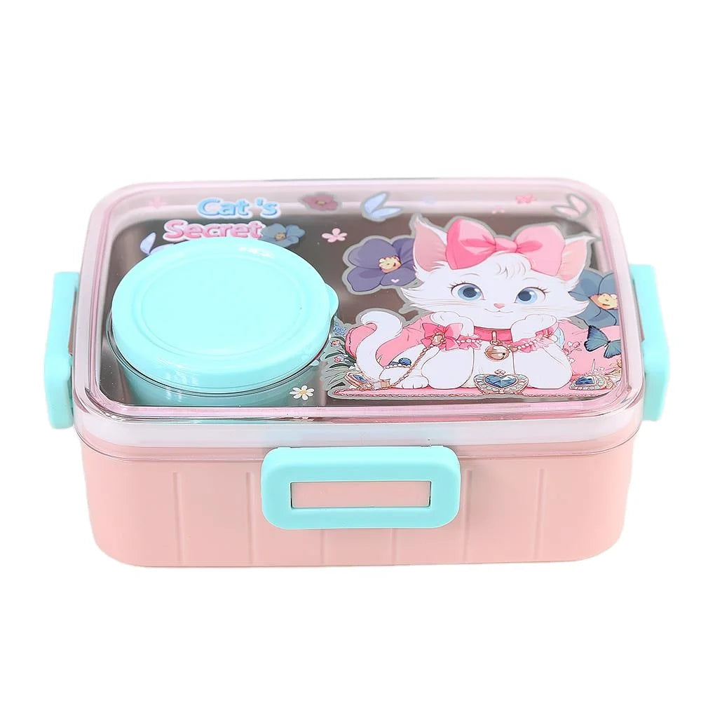 Boîte à lunch mignonne en acier inoxydable