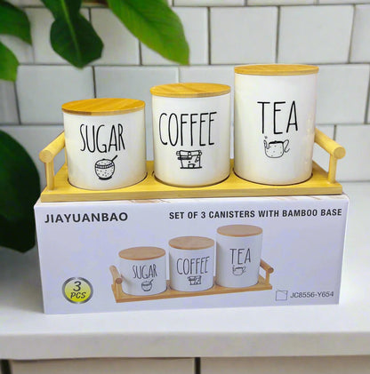 Set de 3 Boîtes de Rangement avec Couvercle