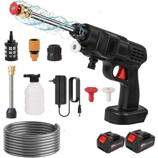 Pistolet à Eau Haute Pression Sans Fil 48V – Nettoyeur Portable