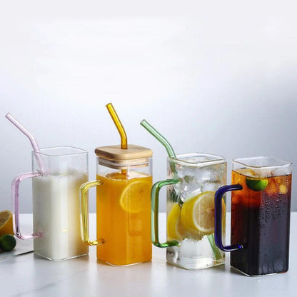 Tasse Carrée en Verre de 400 ml