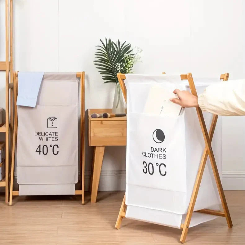 Panier à Linge Pliable Grande Capacité et Structure Robuste