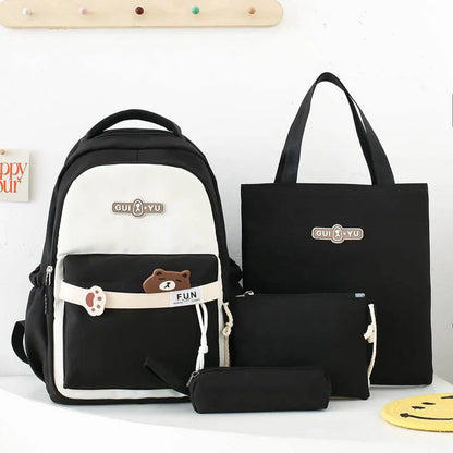 Set Scolaire 4 Pièces – Sac à Dos & Accessoires