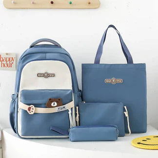 Set Scolaire 4 Pièces – Sac à Dos & Accessoires