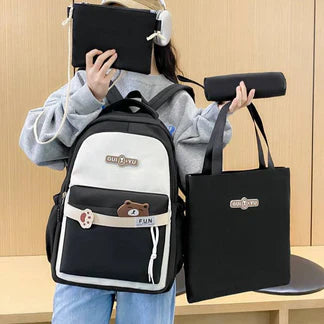 Set Scolaire 4 Pièces – Sac à Dos & Accessoires