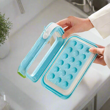 Moule à Glaçons Compact avec Poignée – 2 Piece