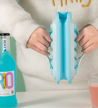 Moule à Glaçons Compact avec Poignée – 2 Piece