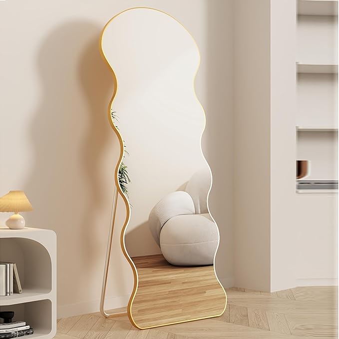 Miroir sur Pied Pleine Longueur 160 x 60 cm –160 x 50 cm – Style Coréen Moderne