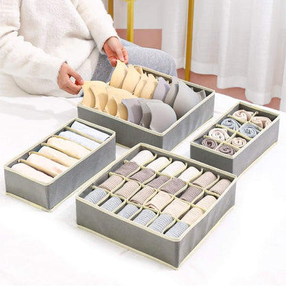 4Boîte de Rangement Pratique pour Sous-Vêtements