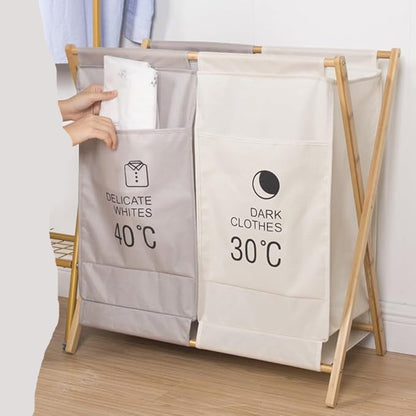 Panier à Linge Pliable Grande Capacité et Structure Robuste