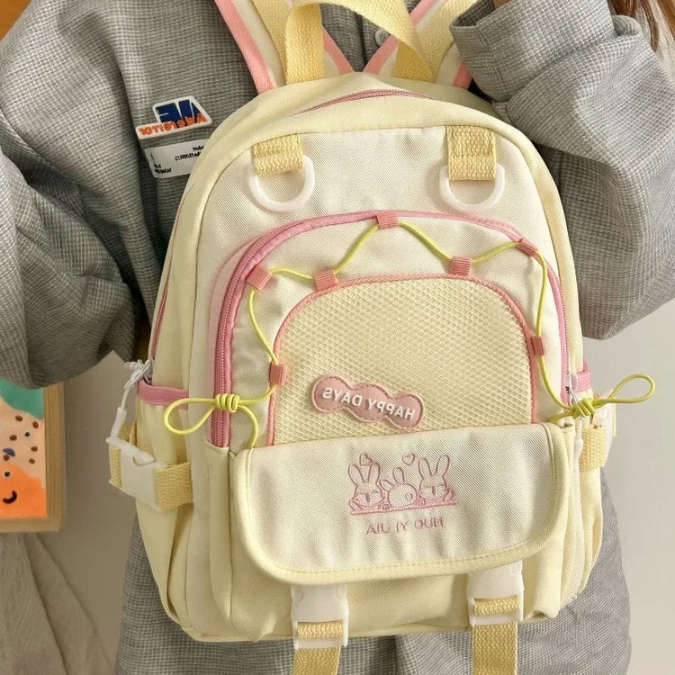 HAPPY DAYS CUTE BUNNY BACKPACK🏷️