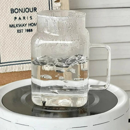 Tasse à Café Créative avec Paille et Couvercle