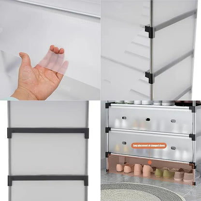 Étagère à chaussures simple à 7 niveaux – Organisateur Pratique et Élé