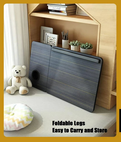 Bureau Portable pour Ordinateur - Table de Lit Ajustable et Multi-Usage