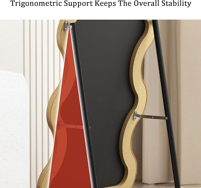 Miroir sur Pied Pleine Longueur 160 x 60 cm –160 x 50 cm – Style Coréen Moderne