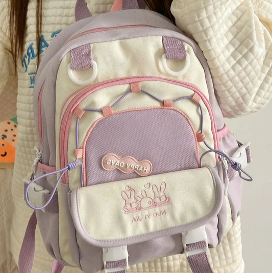 HAPPY DAYS CUTE BUNNY BACKPACK🏷️