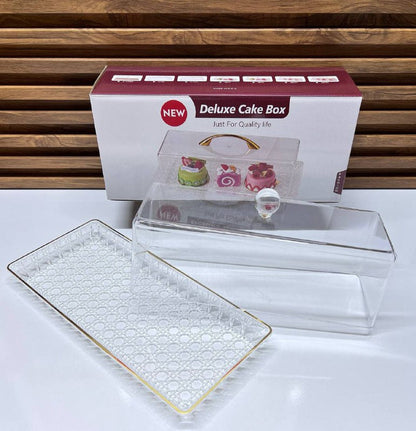 Présentoir à Cupcakes et Collations avec Couvercle