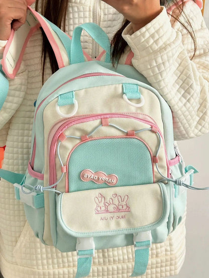 HAPPY DAYS CUTE BUNNY BACKPACK🏷️