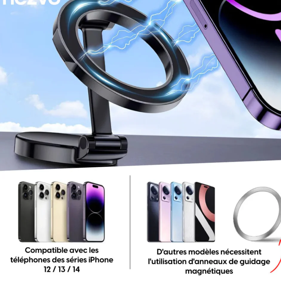 NESTO📱Support Téléphone Universel Voiture & Bureau