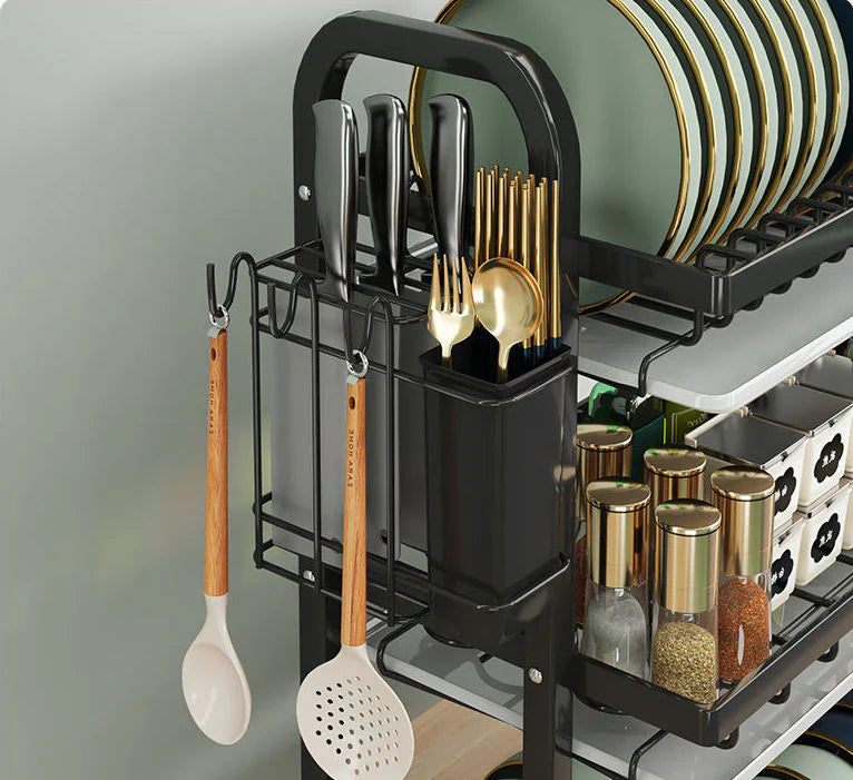 Égouttoir Compact à 3 Niveaux ,Séchage Efficace