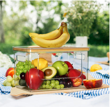 Panier Organisateur Empilable en Acrylique Transparent