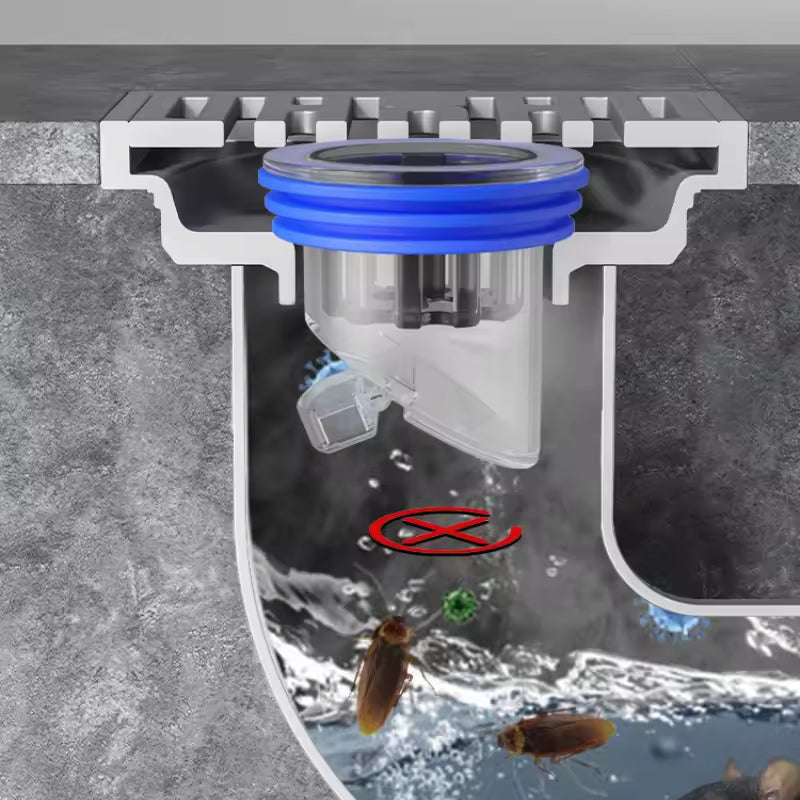 5 Bouchon Vidange Silicone Anti-Odeur & Anti-Insectes