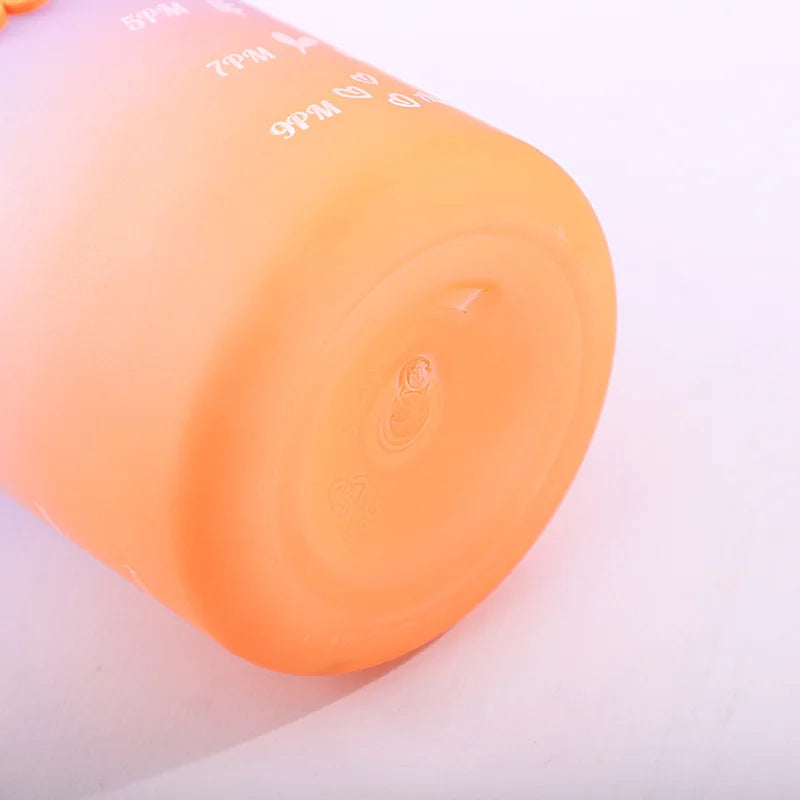 Bouteille d'eau de sport - avec paille - Gourde étanche,